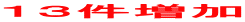 13件増加
